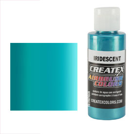 CreateX 5504 Turkusowa farba opalizująca do aerografu 60 ml (Iridescent Turquoise)