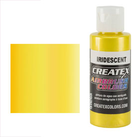 CreateX 5503 Żółta farba opalizująca do aerografu 60 ml (Iridescent Yellow)