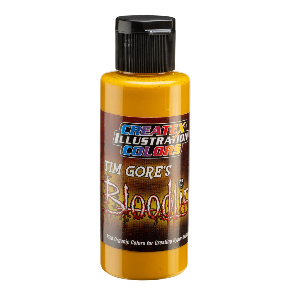 Ilustracyjna Ochrowa farba do aerografu CreateX 60 ml – Illustration Injury Ochre 5037 Bloodline