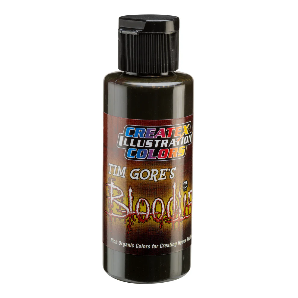Ilustracyjna Brązowa farba do aerografu CreateX 5047 60 ml – Illustration Diseased Umber Bloodline