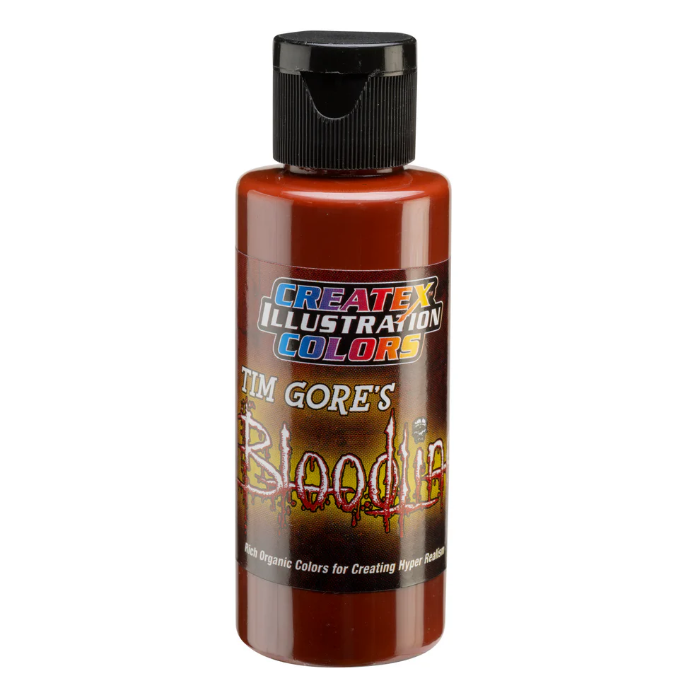 Ilustracyjna Brązowa farba do aerografu CreateX 5048 60 ml – Illustration Surgery Sienna Bloodline