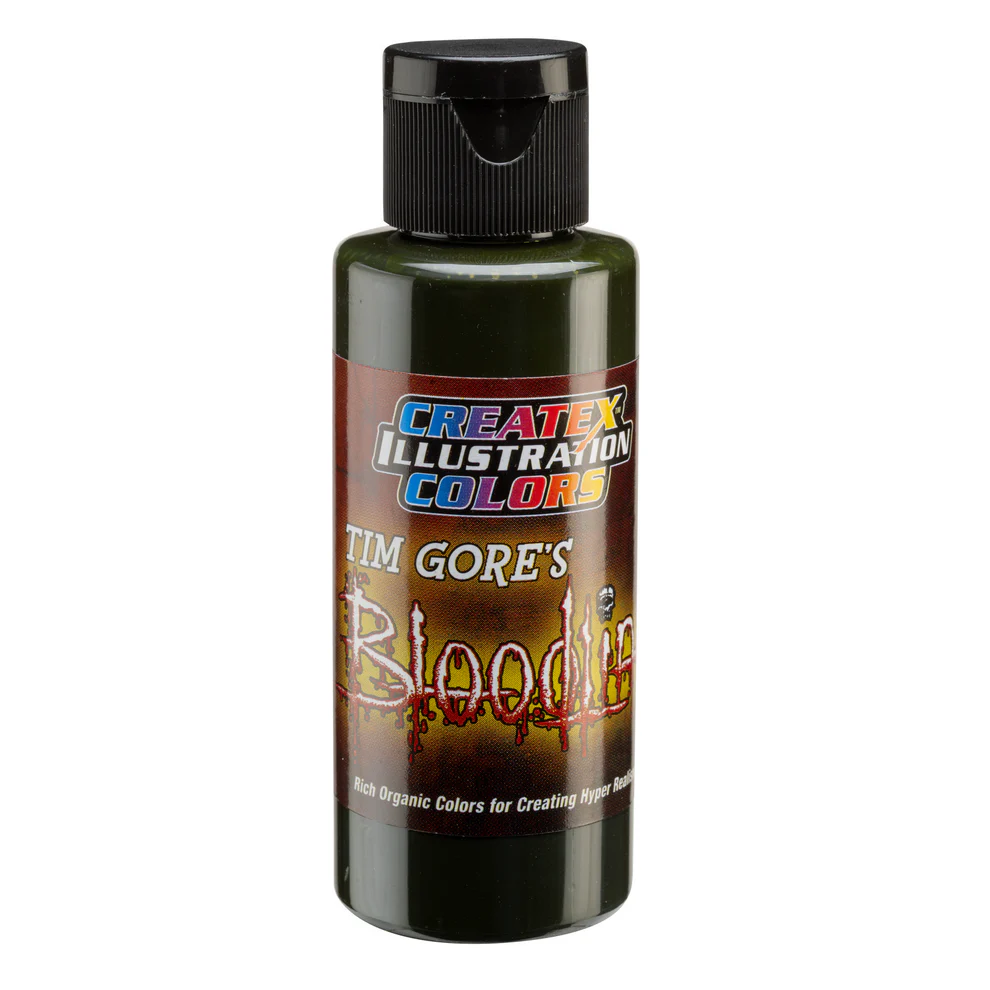 Ilustracyjna Zielona farba do aerografu CreateX 5049 60 ml – Illustration Vile Green Bloodline