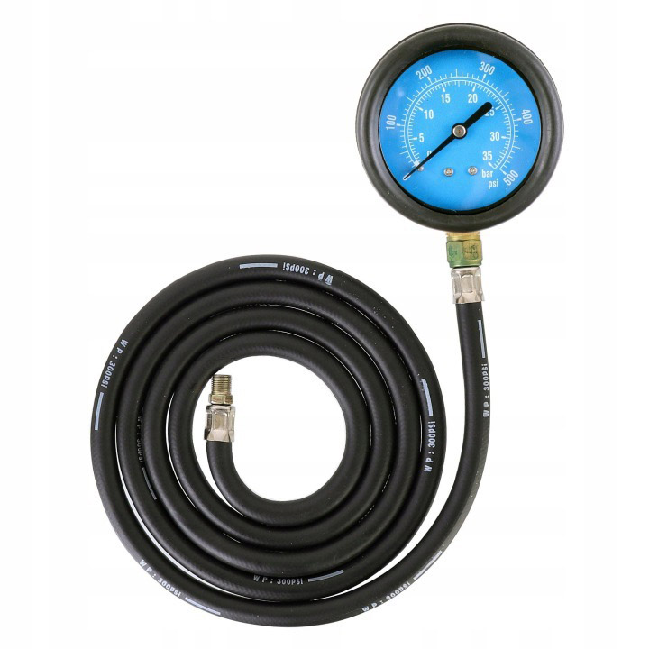 Tester ciśnienia oleju miernik 12 el. 0-500 PSI 0-35 BAR redukcje SK2121